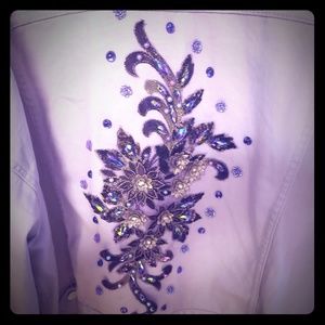 Embellished denim jacket